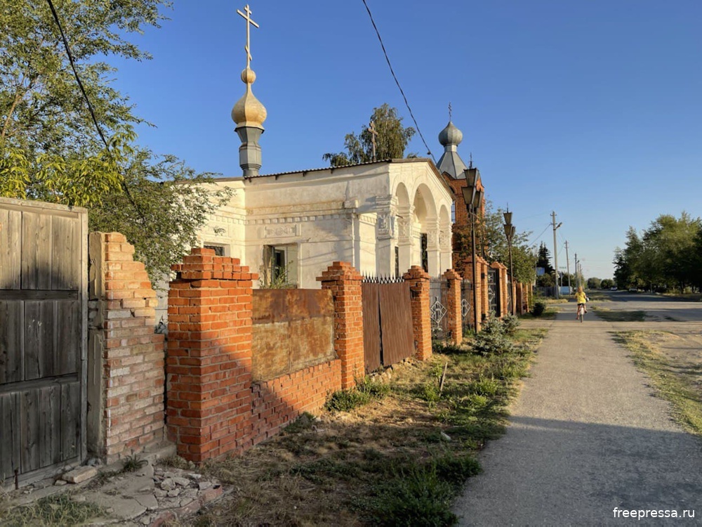 Единственный храм в районе присутствия РМК, Домбаровский р-н, Оренбуржье