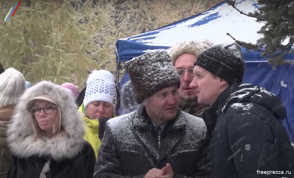То ли крымский, то ли луганский казак Сергей Юрченко на оппозиционном митинге в Челябинске